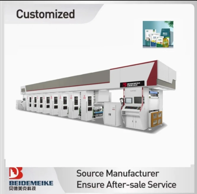 Eight Color Gravure Printing Equipment With Minimal Material Waste